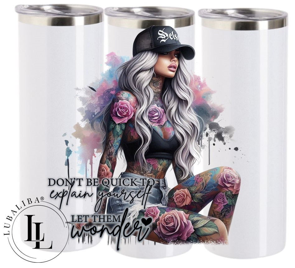 TUMBLER " Don´t be Quick to " ArtNr.: DEL